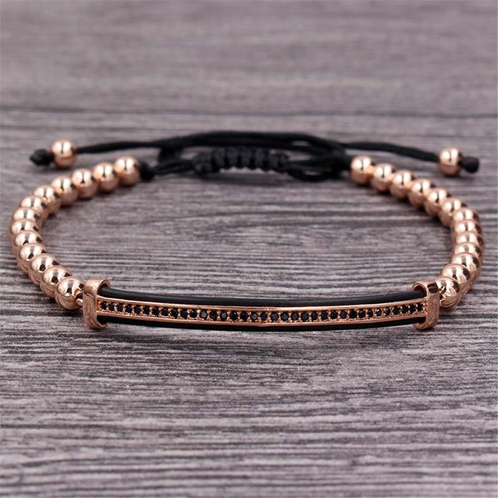 Minimalist Geometric Alloy Plated Bracelet for Unisex