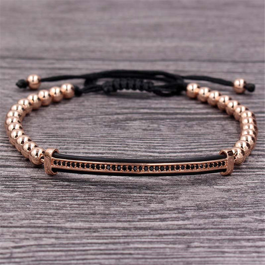 Minimalist Geometric Alloy Plated Bracelet for Unisex