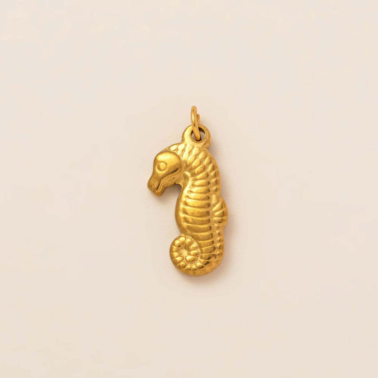 Vintage 18K Gold Plated Stainless Steel Sea Turtle Animal Charm Bar PVD