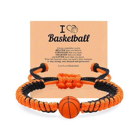 Sporty Geometric Silicone Braided Adjustable Bracelet Unisex
