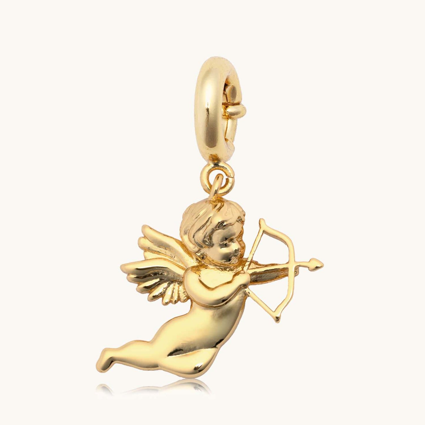 Minimalist Geometric Stainless Steel Charm Bar with Cubic Zirconia Inlay 18K Gold Plated Pendant for Women