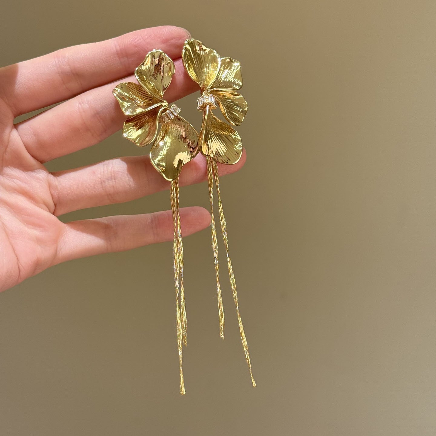 Orecchini a perno in acciaio al titanio con forme geometriche, zirconi e occhio di tigre, da donna, stile minimalista di lusso per l'ufficio e l'uso quotidiano