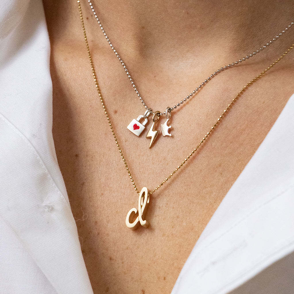 Vintage Geometric Stainless Steel PVD Gold Plated DIY Charm Bar