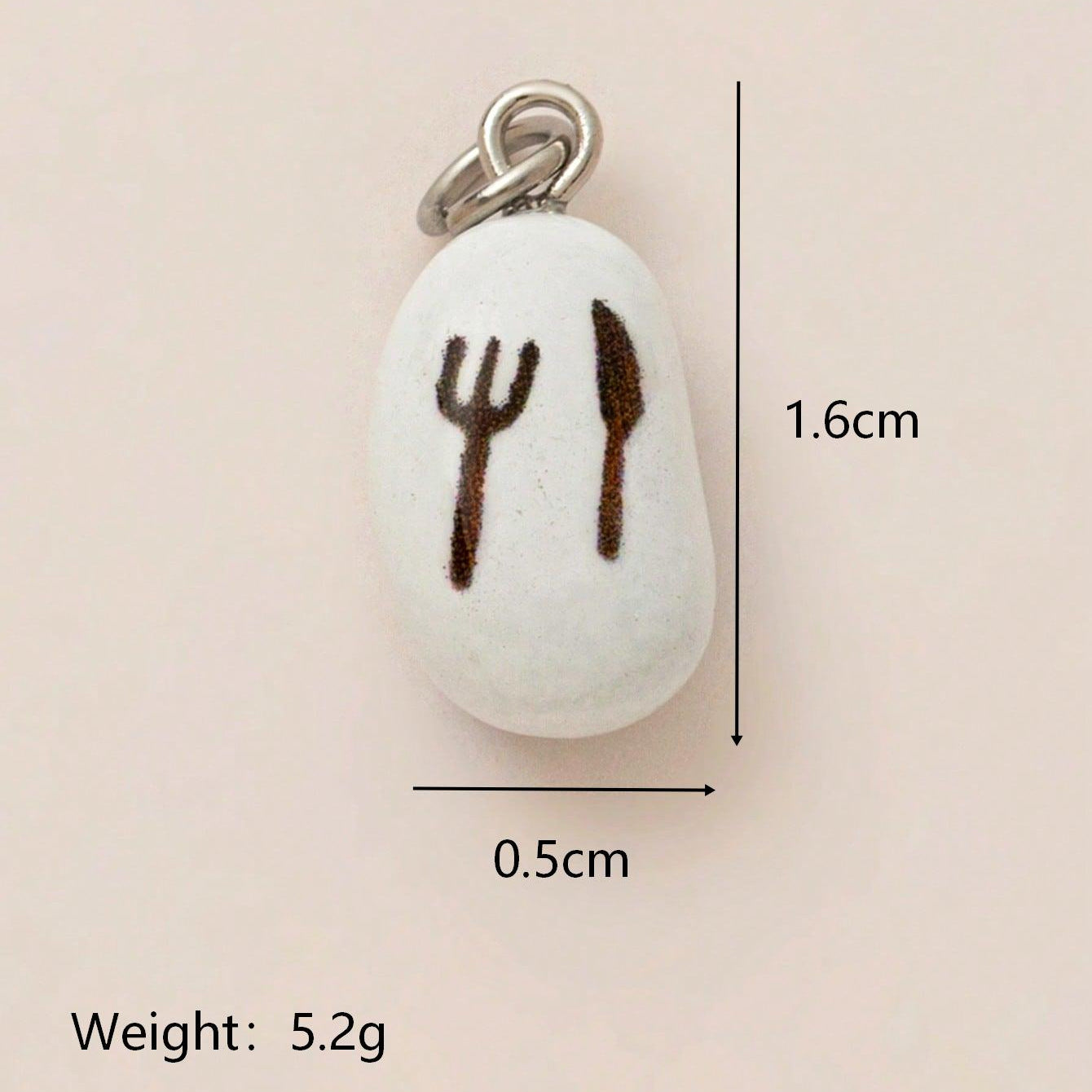 Geometric Animal Brass Plated Pendant