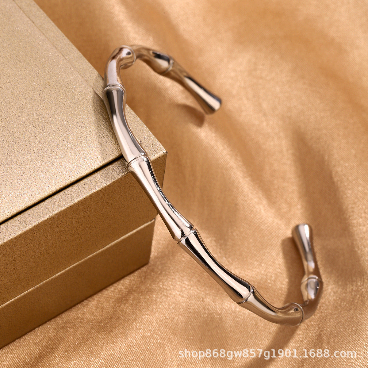 Bracciale da donna in titanio e acciaio lucidato con strass, stile minimalista per affari