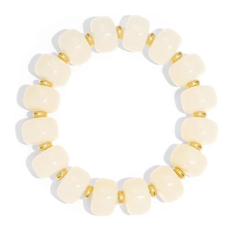 Minimalist Casual Oval Round Acrylic Bracelet Unisex Fashion Jewelry