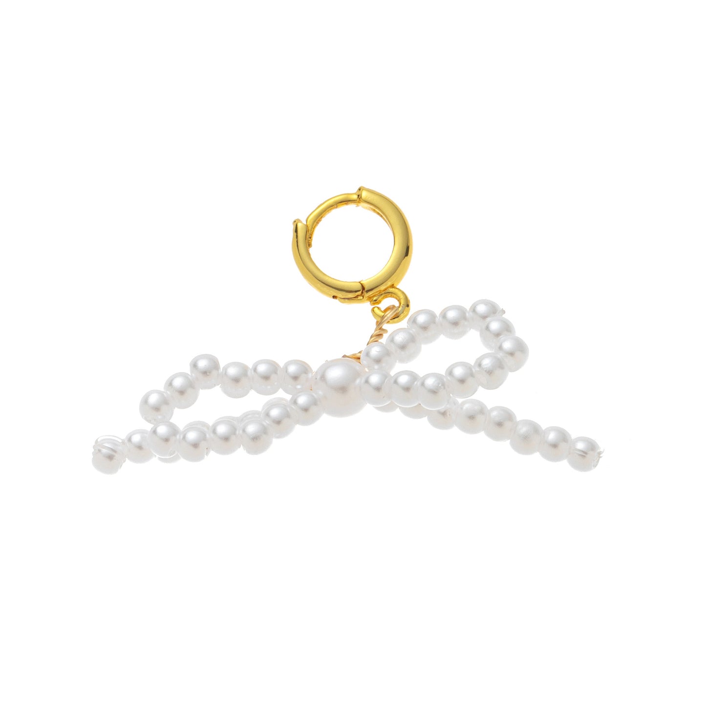 Colorful Fruit Apple Strawberry Pearl Bow Plated Brass Charm Bar for Bag Necklace