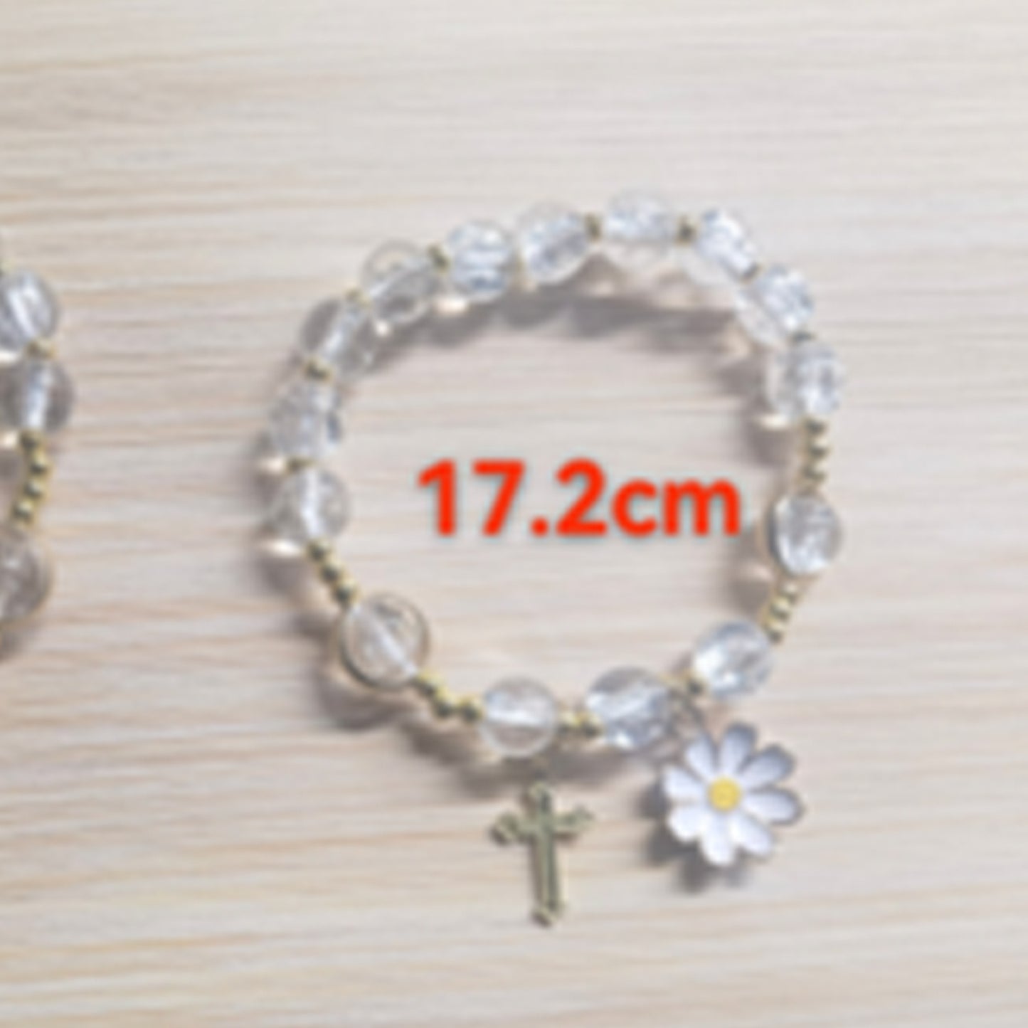 Unisex Geometric Cross Bracelet with Imitation Pearl Inlay Alloy Stainless Steel Accessories