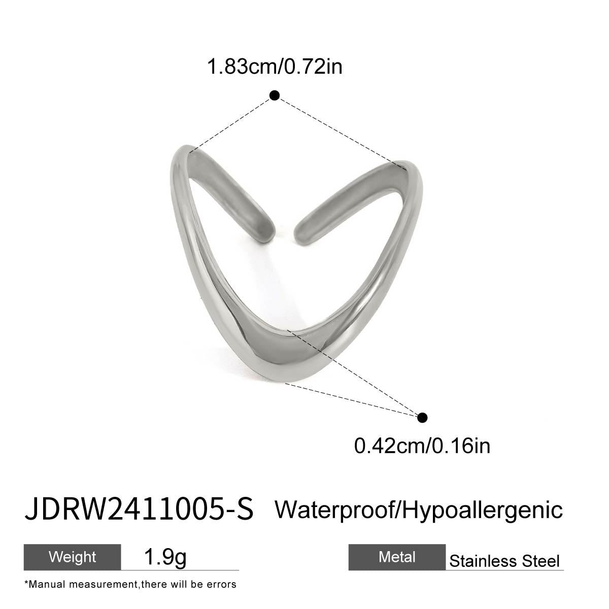 Elegant Minimalist Stainless Steel and Titanium Steel Bracelet and Ring Set with Cubic Zirconia and Pearl Heart Teardrop Charms