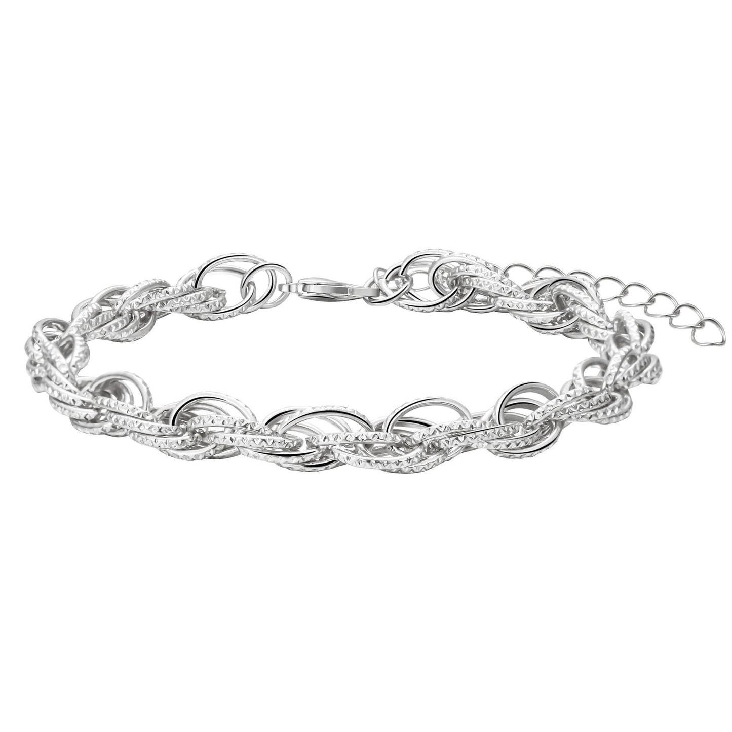 Minimalist Elegant Geometric Alloy Plated Bracelet for Women