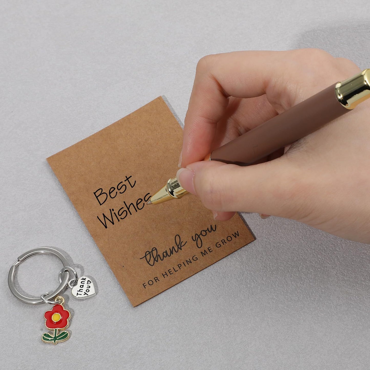 Cartoon Heart Floral Zinc Alloy Keychain
