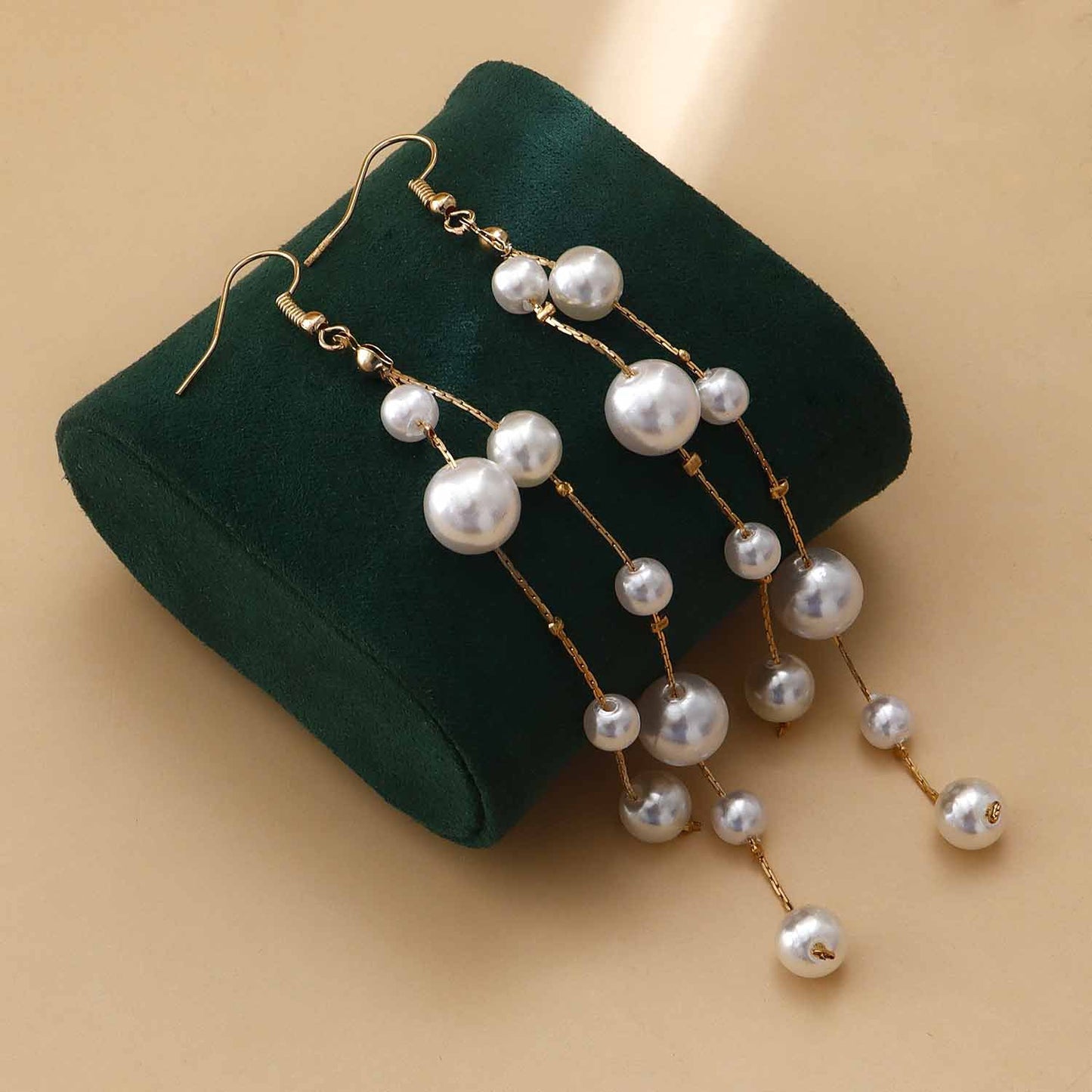 Vintage Geometric Alloy Pendant Earrings with Plated Finish for Women