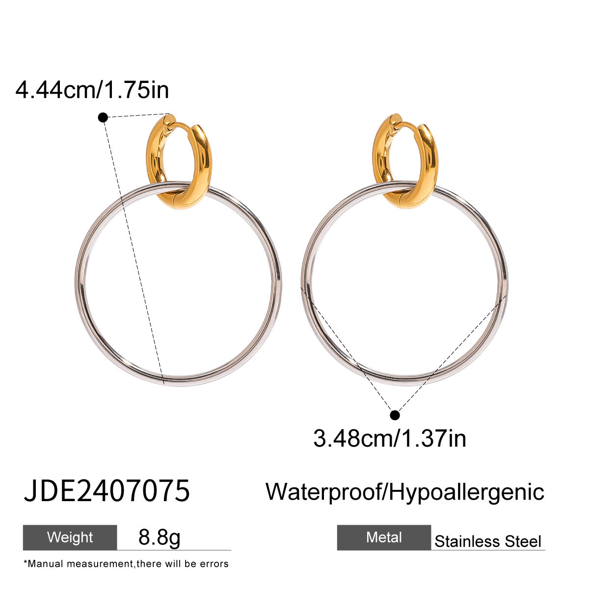 Plated Stainless Steel Titanium Steel Jewelry Set for Women