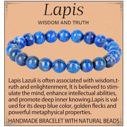 Natural Crystal Agate Round Beaded Stretch Bracelet Unisex