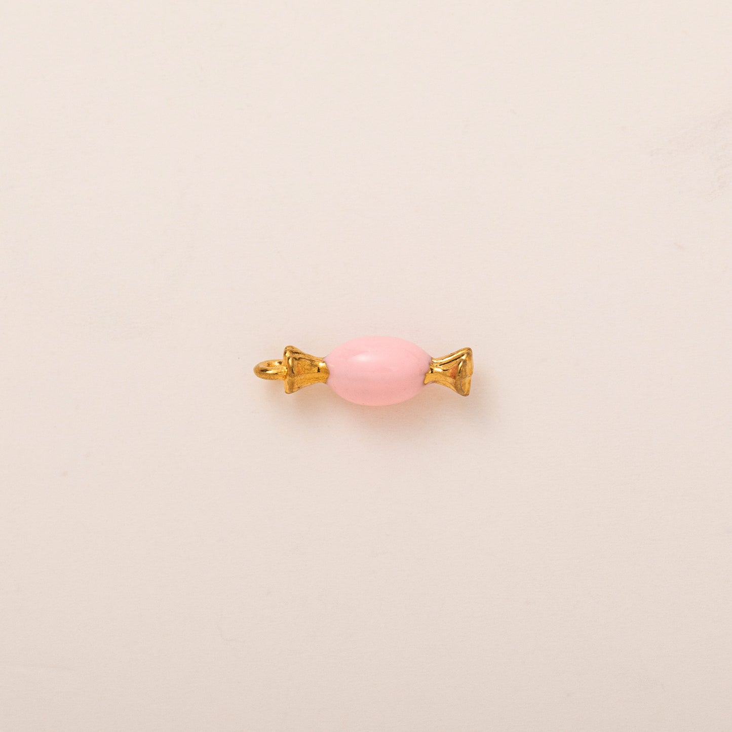 Vintage 18K Gold Plated PVD Stainless Steel Rabbit Pearl Pendant Charm Bar