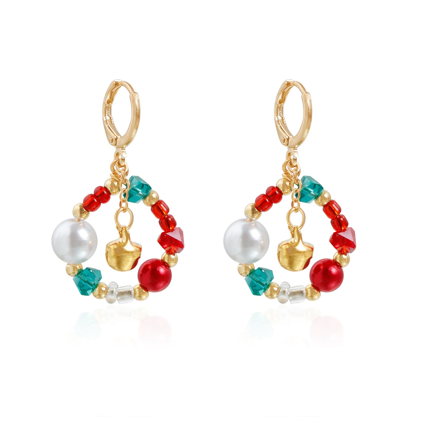 Vintage Cartoon Geometric Moon Round Zinc Alloy Plated Asymmetric Earrings for Women