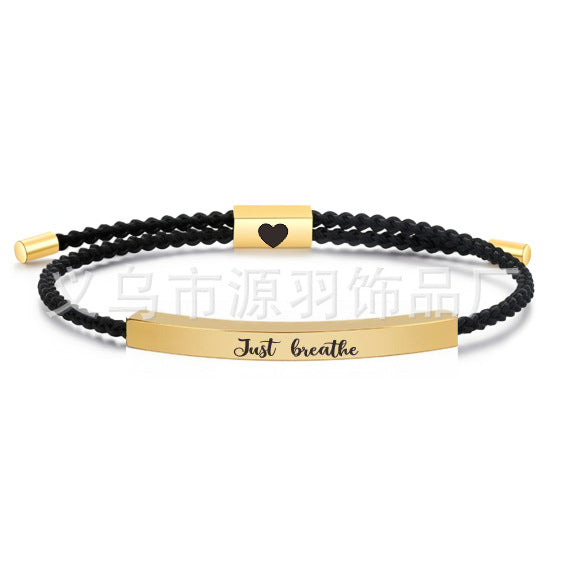 Bracciale Tubolare Espandibile Minimalista Geometrico in Acciaio Inossidabile con Dettaglio Nodo per Uomo e Donna
