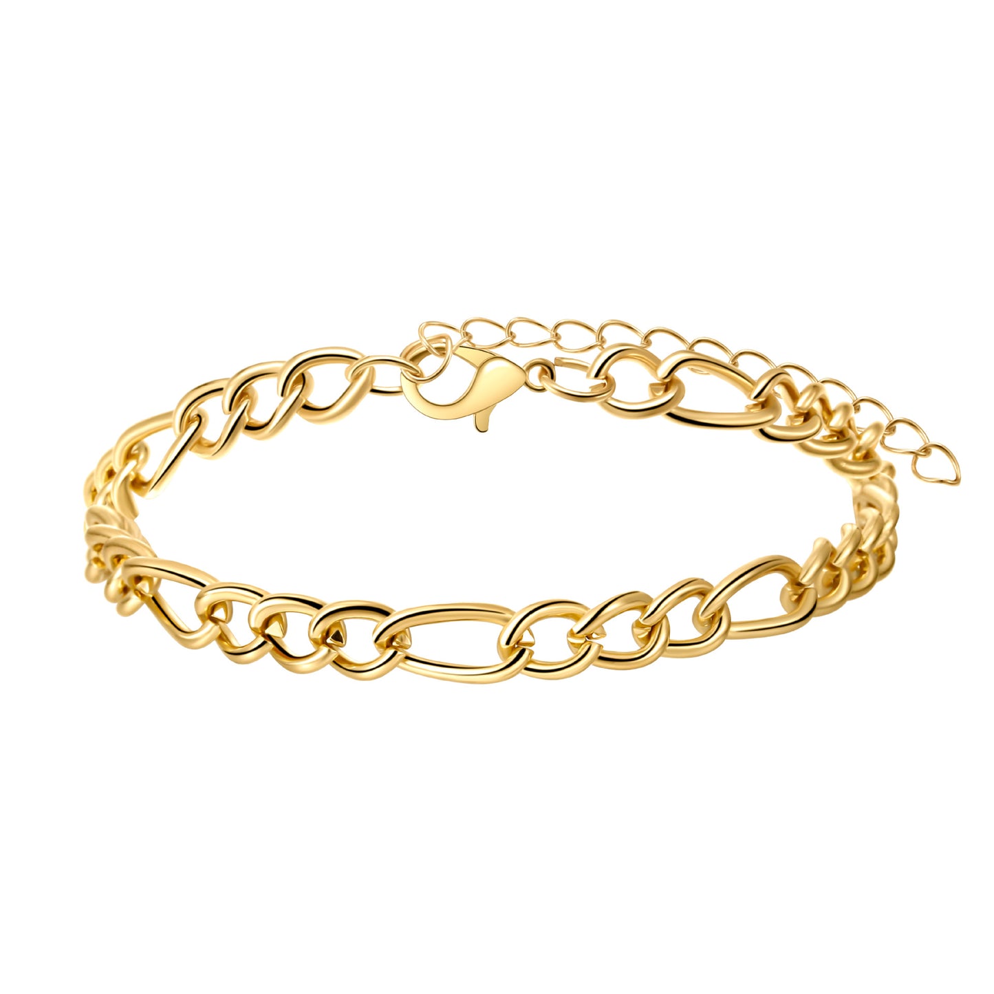 Minimalist Elegant Geometric Alloy Plated Bracelet for Women