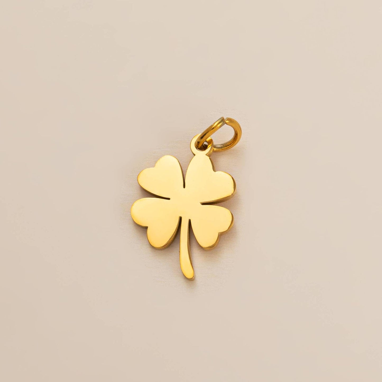 Vintage Geometric Stainless Steel PVD Gold Plated Charm Bar