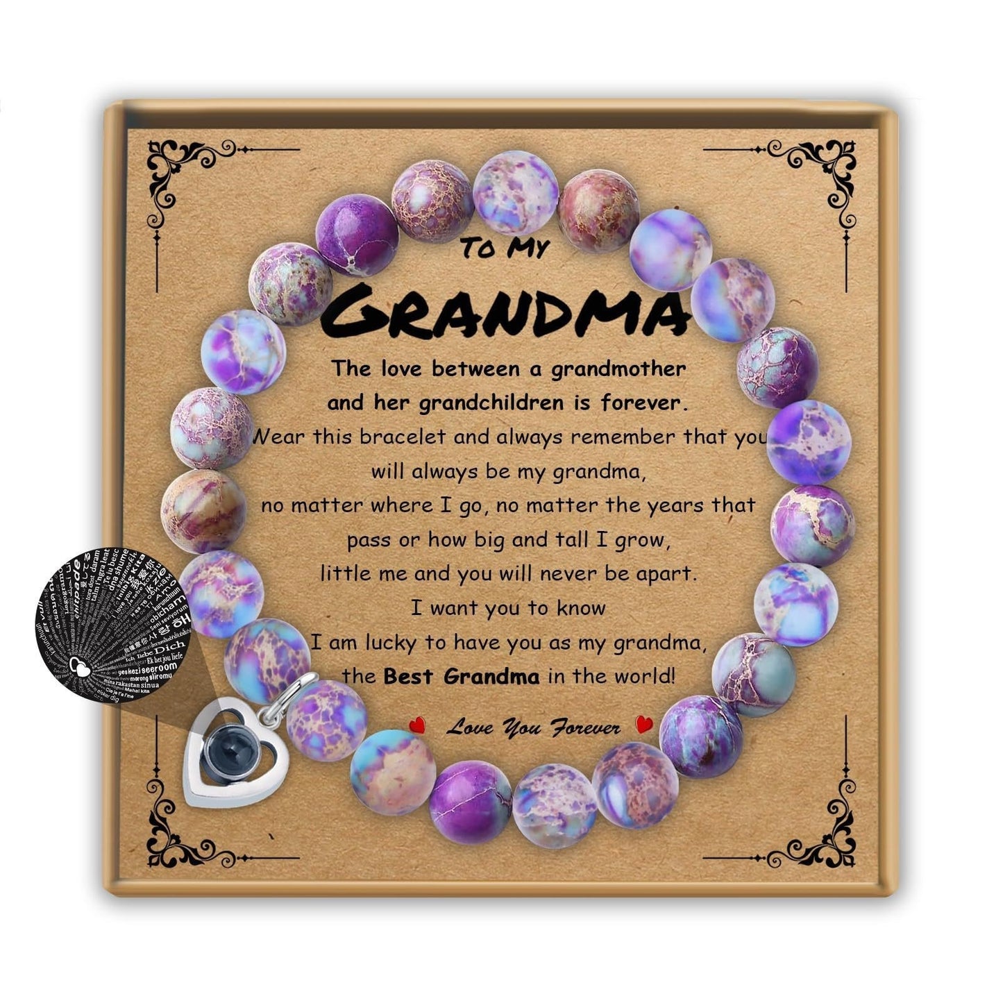 Fashion Casual Round Tree of Life Moonstone Beaded Bracelet Rose Gold Plated Unisex Jewelry