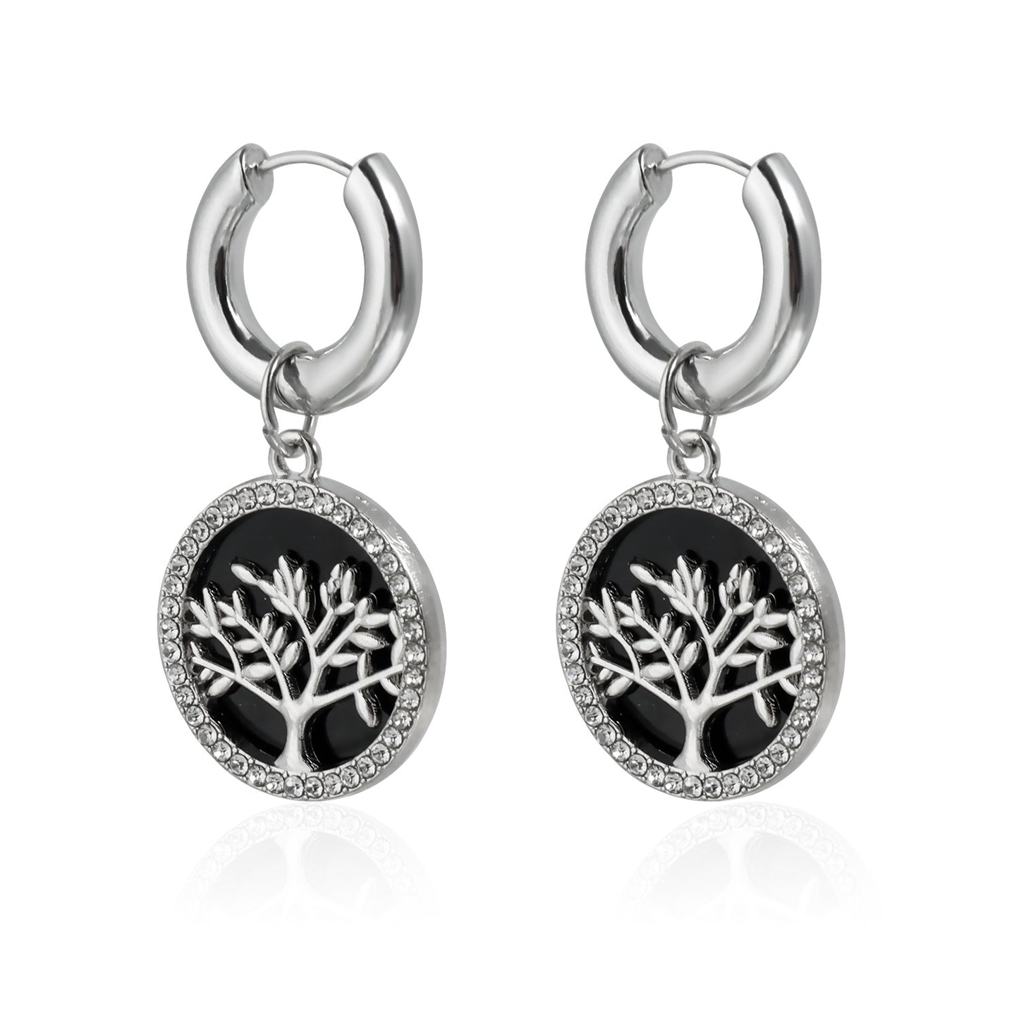Sweet Luxury Geometric Tree Alloy Plated Necklace for Women