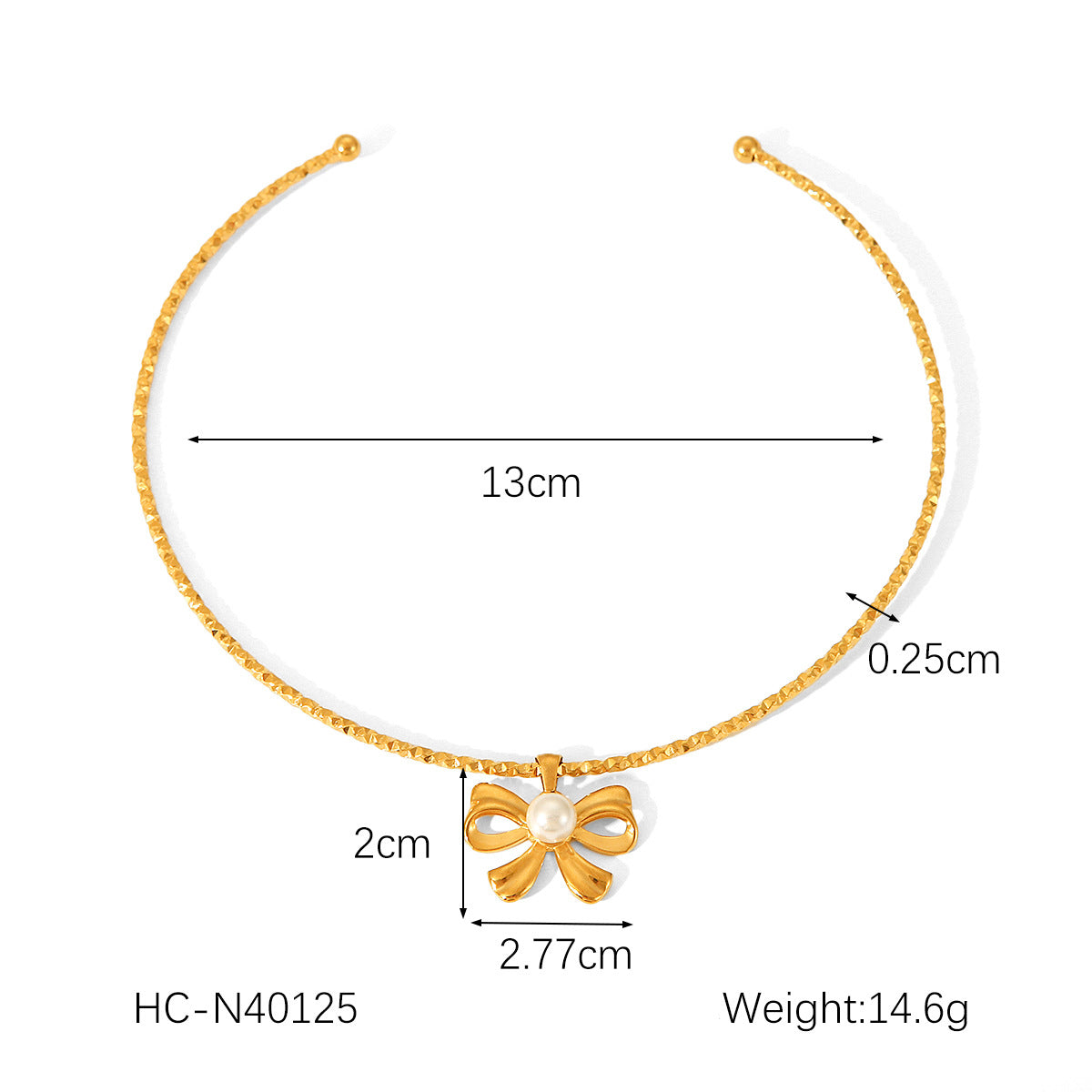 Collana girocollo da donna in acciaio al titanio a forma di cuore e fiocco in stile vintage con catena in acciaio inossidabile galvanizzato