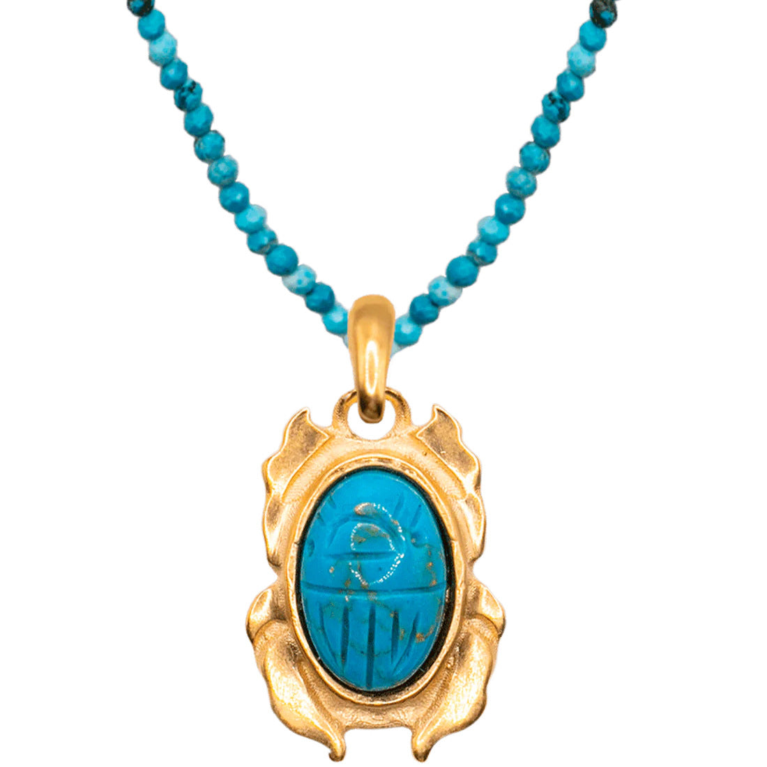 Minimalist Ocean-Themed Necklace with Stainless Steel Fish Starfish and Shell Beads Snake Chain Vacuum Plated 18K Real Gold Finish