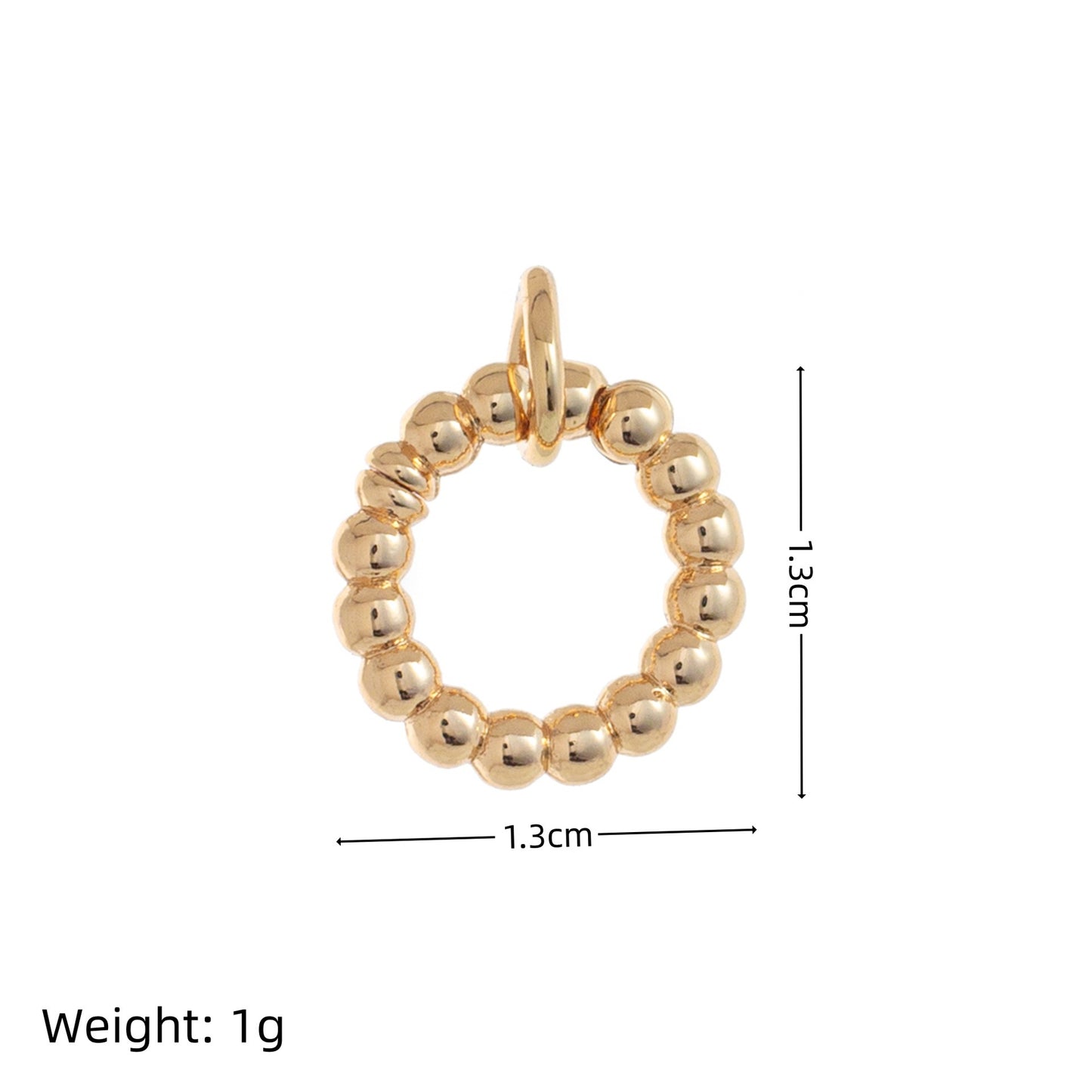 Vintage 18K Gold Plated Geometric Brass and Stainless Steel DIY Charm Bar Cable Chain