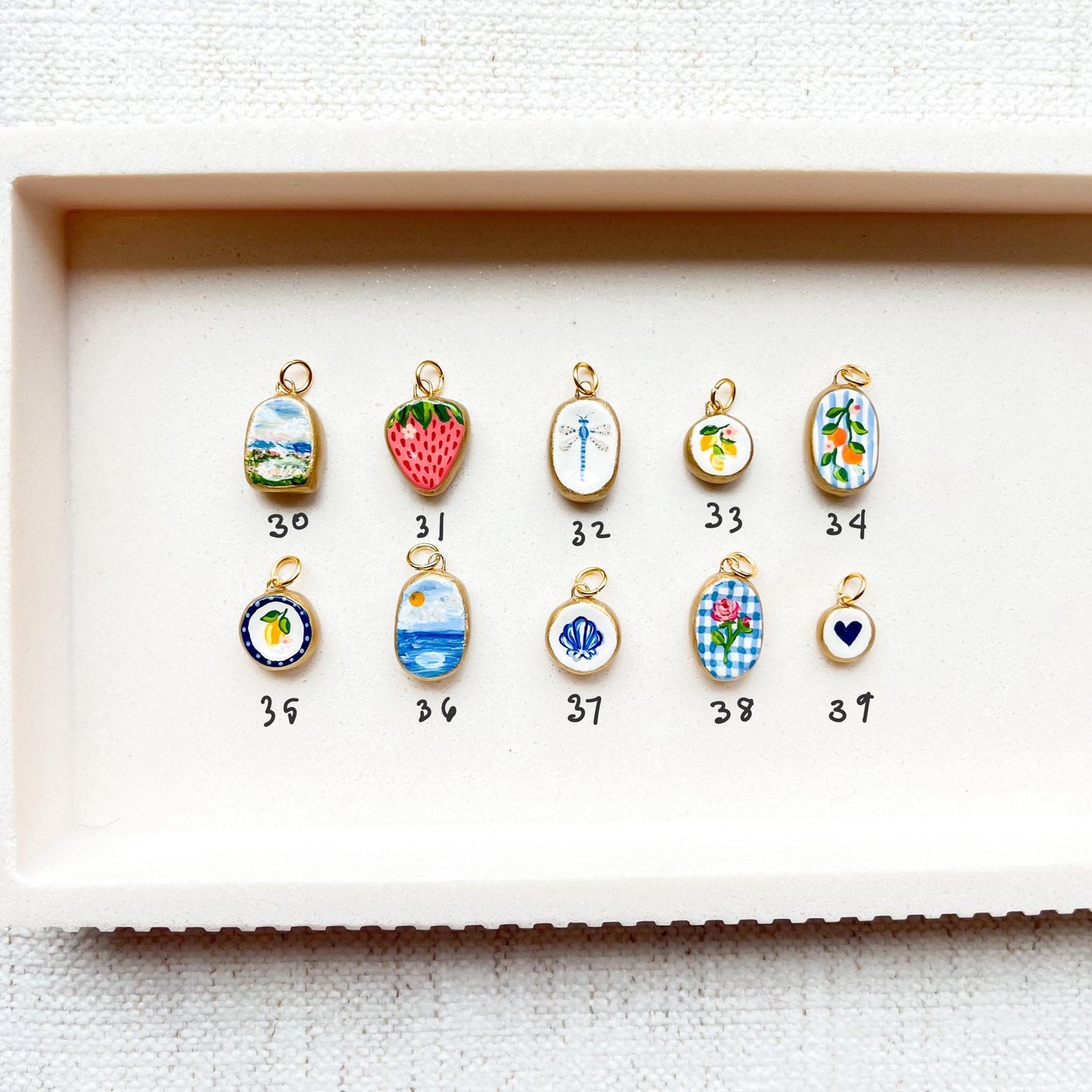 Elegant Casual Colorful Drip Oil Plated Brass Geometric Heart Floral Pendant Necklace for Unisex