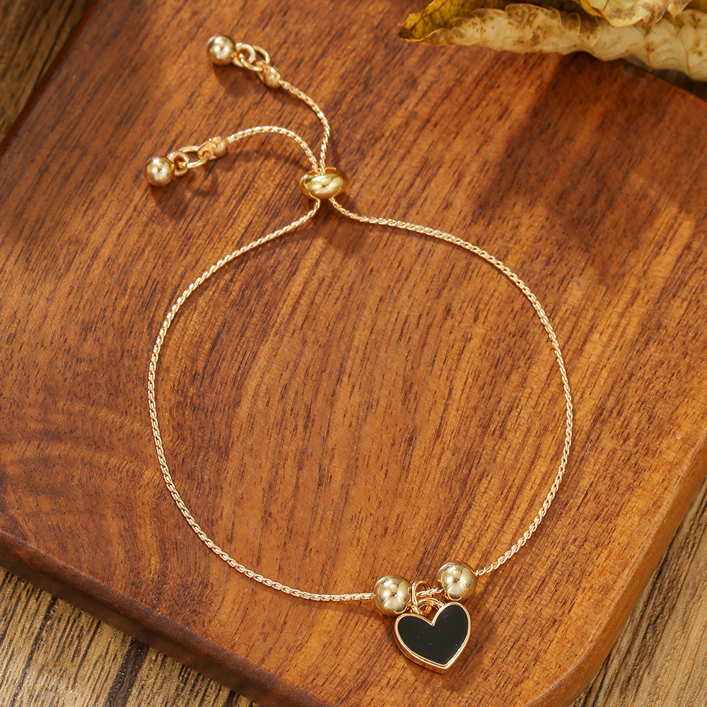 Round Alloy Beaded Bracelet Unisex
