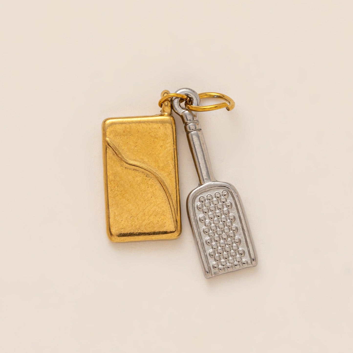 Vintage 18K Gold Plated Stainless Steel DIY Charm Bar