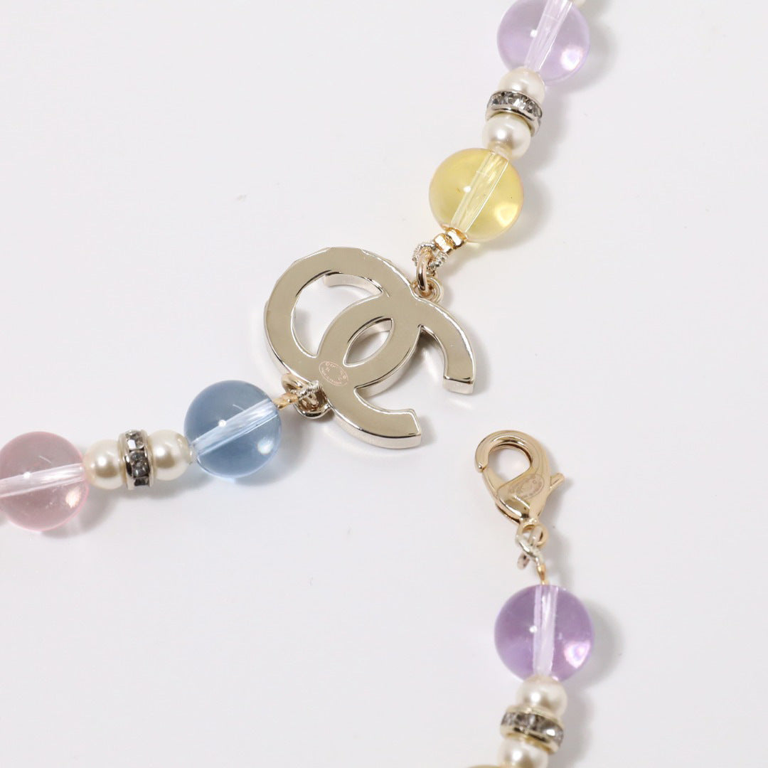 Bracciale da donna placcato in cristallo con lettera di lusso