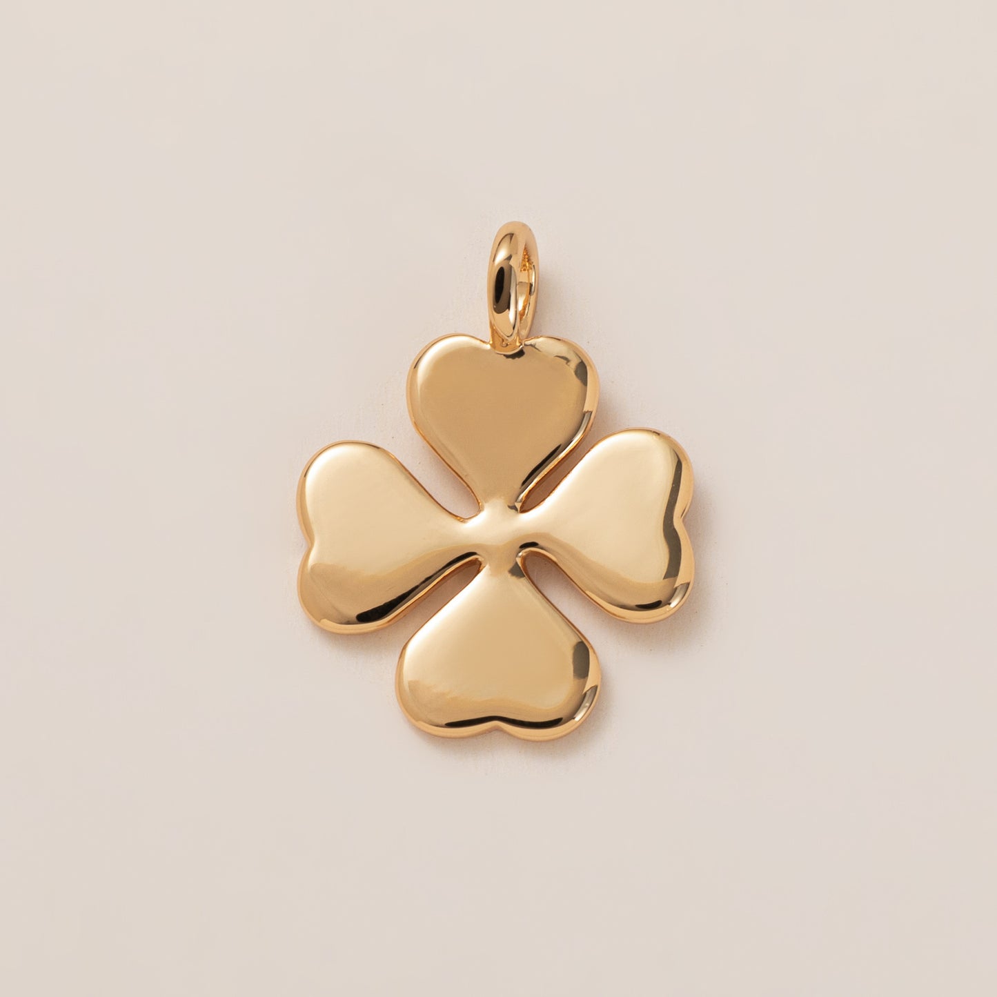 Vintage 18K Gold Plated Stainless Steel Envelope Pendant Charm Bar for Women