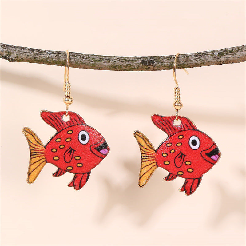 Pendientes de resina con forma de lazo minimalista para niños, con incrustaciones de perlas, para vacaciones en la playa y como recuerdo de viaje