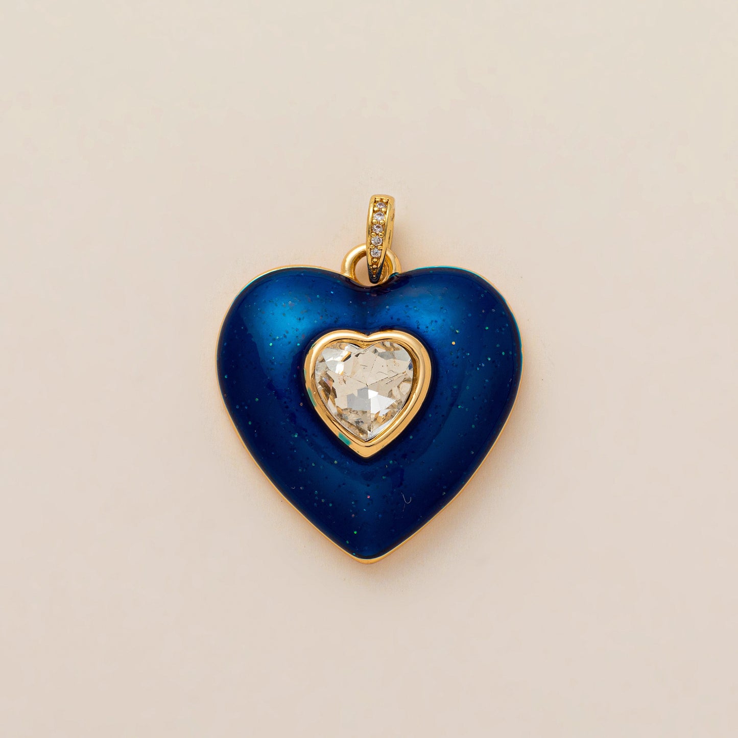 Vintage Heart Animal Brass Plated DIY Charm Bar Pendant