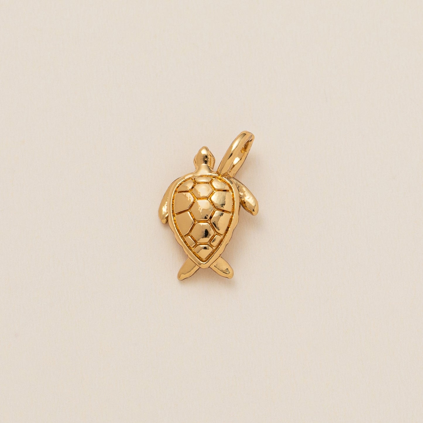 Minimalist Plated Brass Animal Charm Bar for Shoes