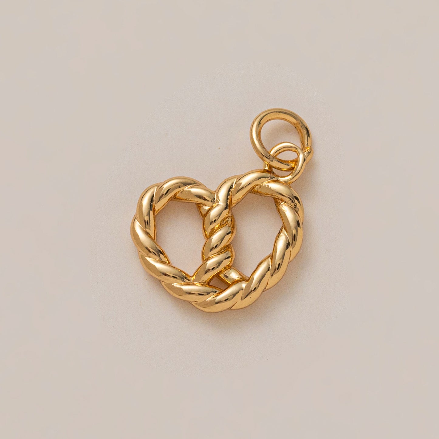 Vintage Gold Plated Brass Crystal Floral Animal DIY Charm Bar Pendant