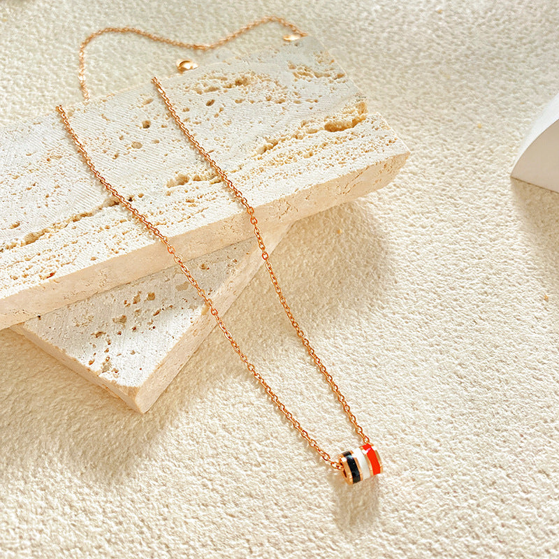 Minimalist Luxury Titanium Steel Plated Necklace for Unisex