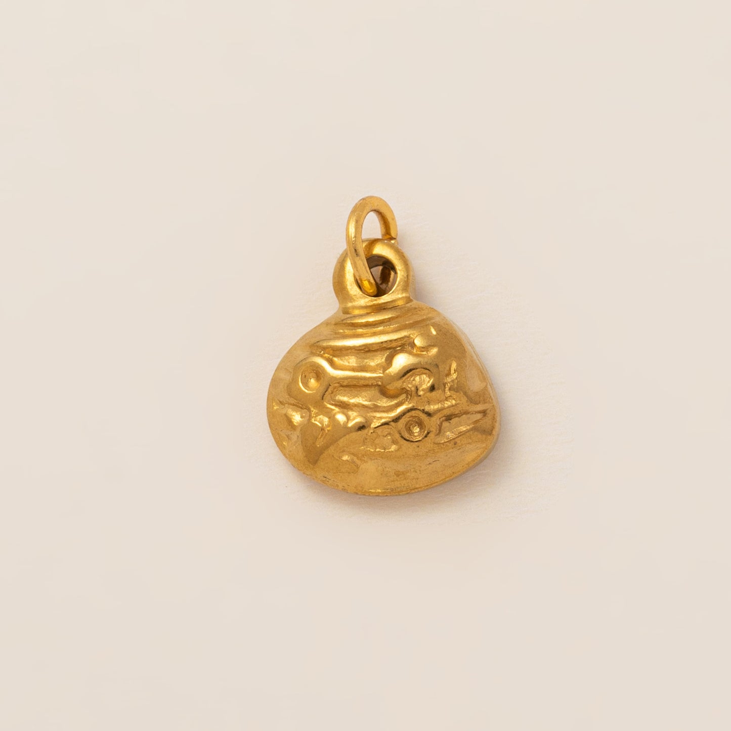 Beach Style 18K Gold Plated Stainless Steel Shell Fish Irregular Necklace