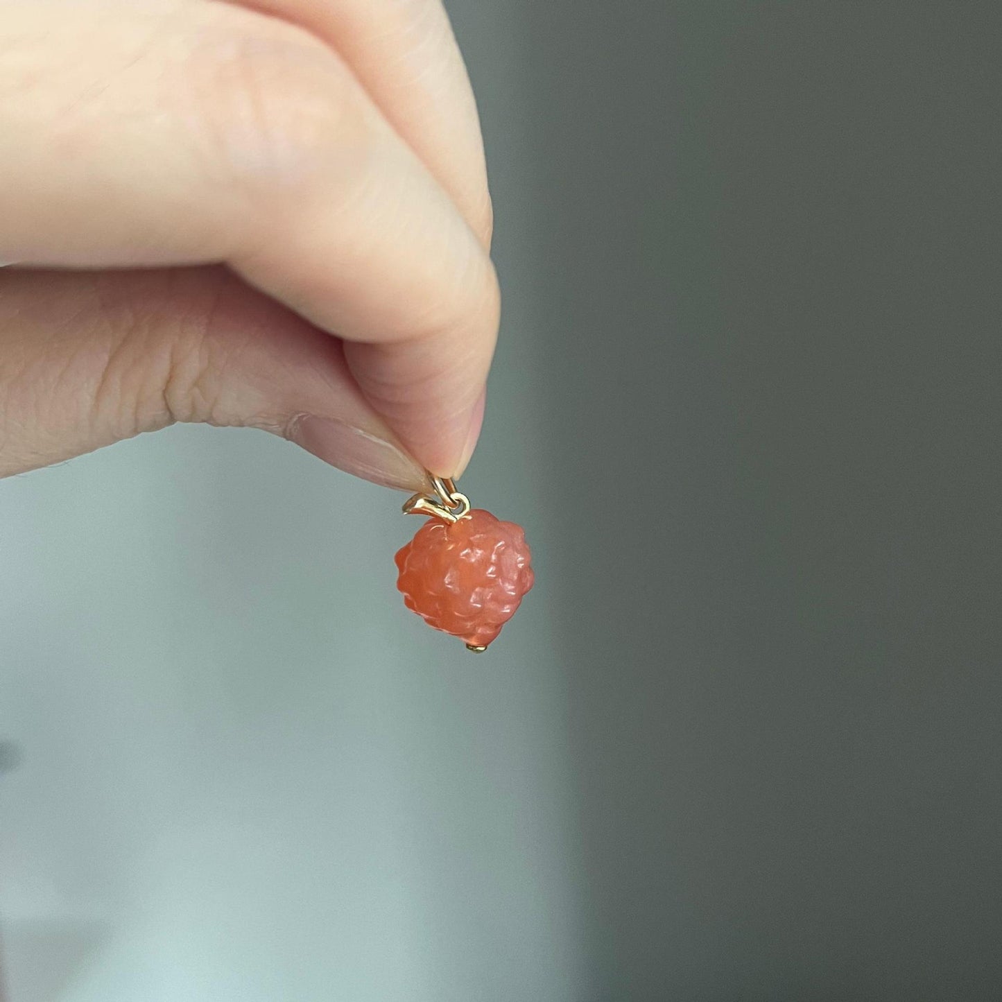 Sweet Fruit Charm Bar Titanium Steel Plated Necklace for Women
