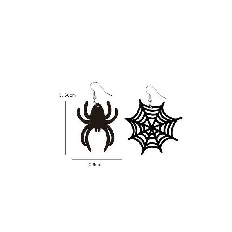 Orecchini di Halloween Goth Gotici Acrilici Pipistrello Occhio Zucca Ragnatela Fantasma Boo Teschio Gatto Nero