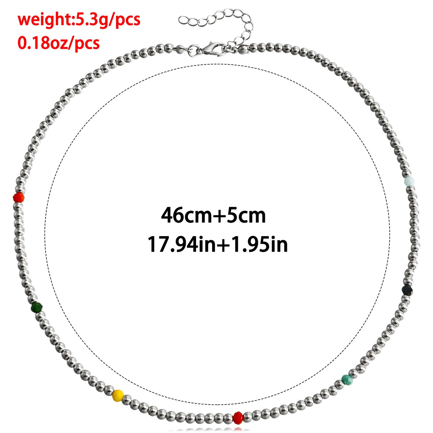 Minimalist Gray Beaded Handwoven Alloy Heart Pendant Necklace for Women with Plated Finish