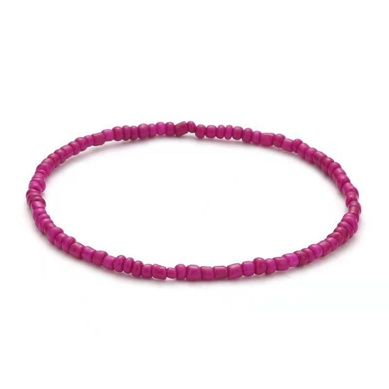 Bohemian Handmade Seed Bead Anklet for Women Beach Jewelry