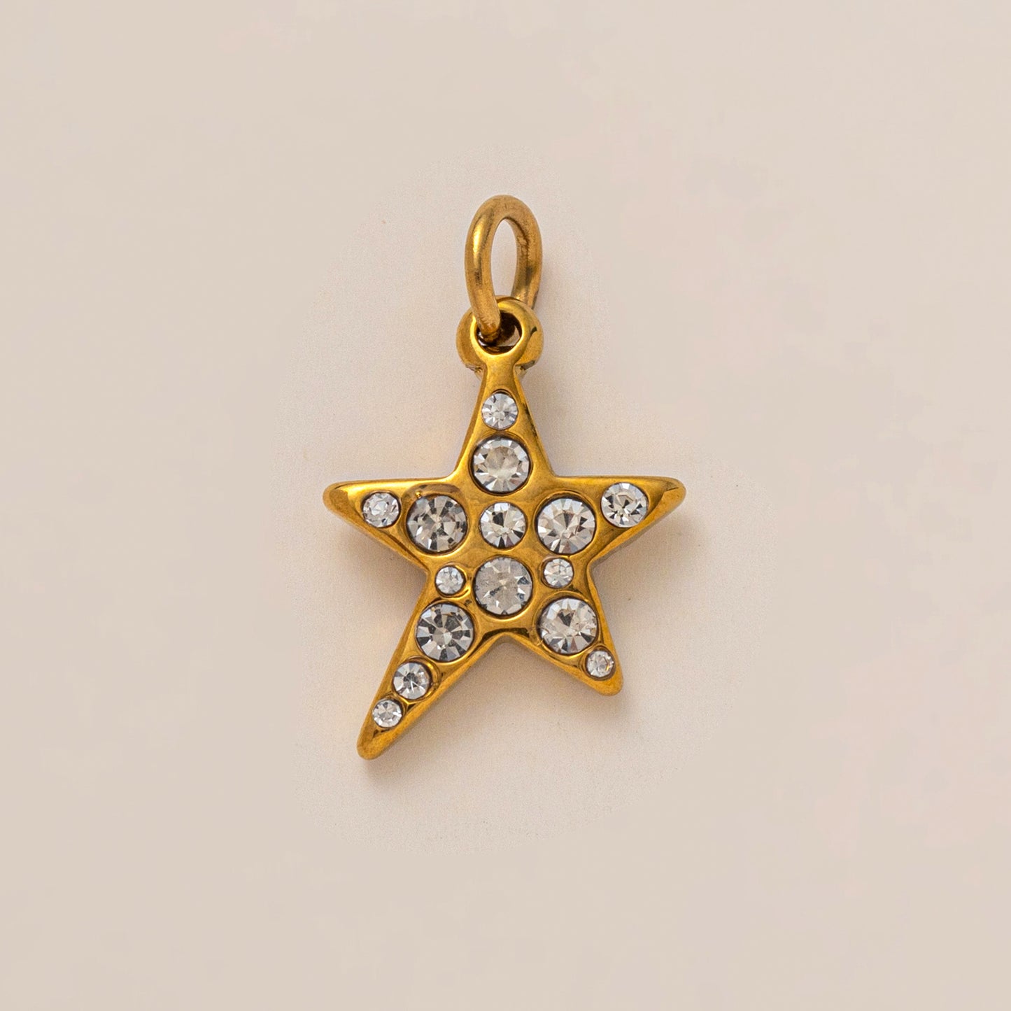 Fashion Business Stainless Steel PVD Gold Plated Charm Bar