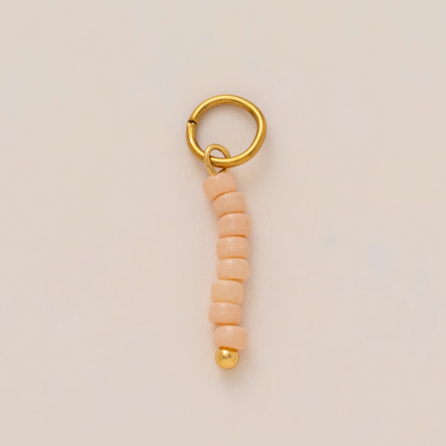 Minimalist Fruit Pattern Brass Bag Charm Keychain