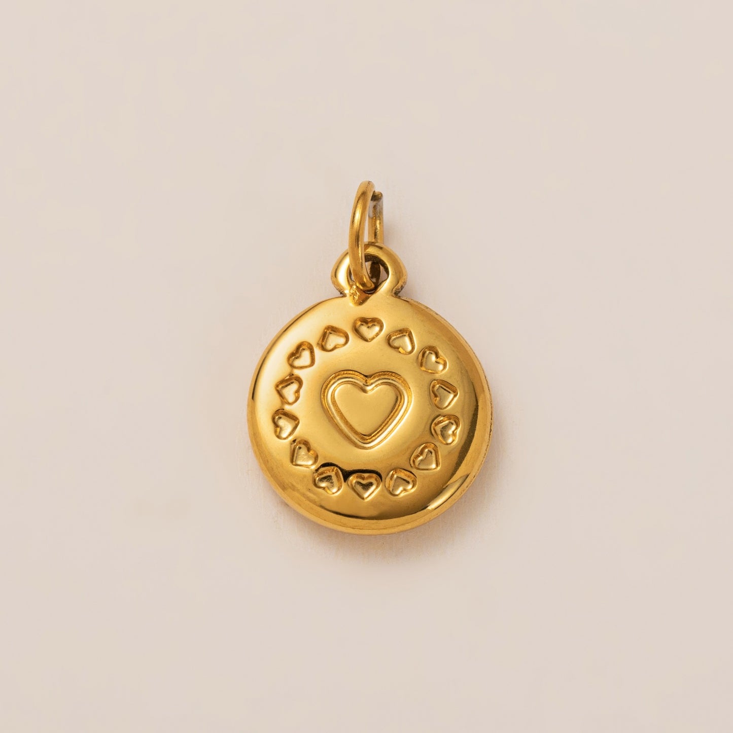 Vintage Stainless Steel PVD Gold Plated Heart Teardrop Cartoon DIY Charm Bar Shoe Accessories