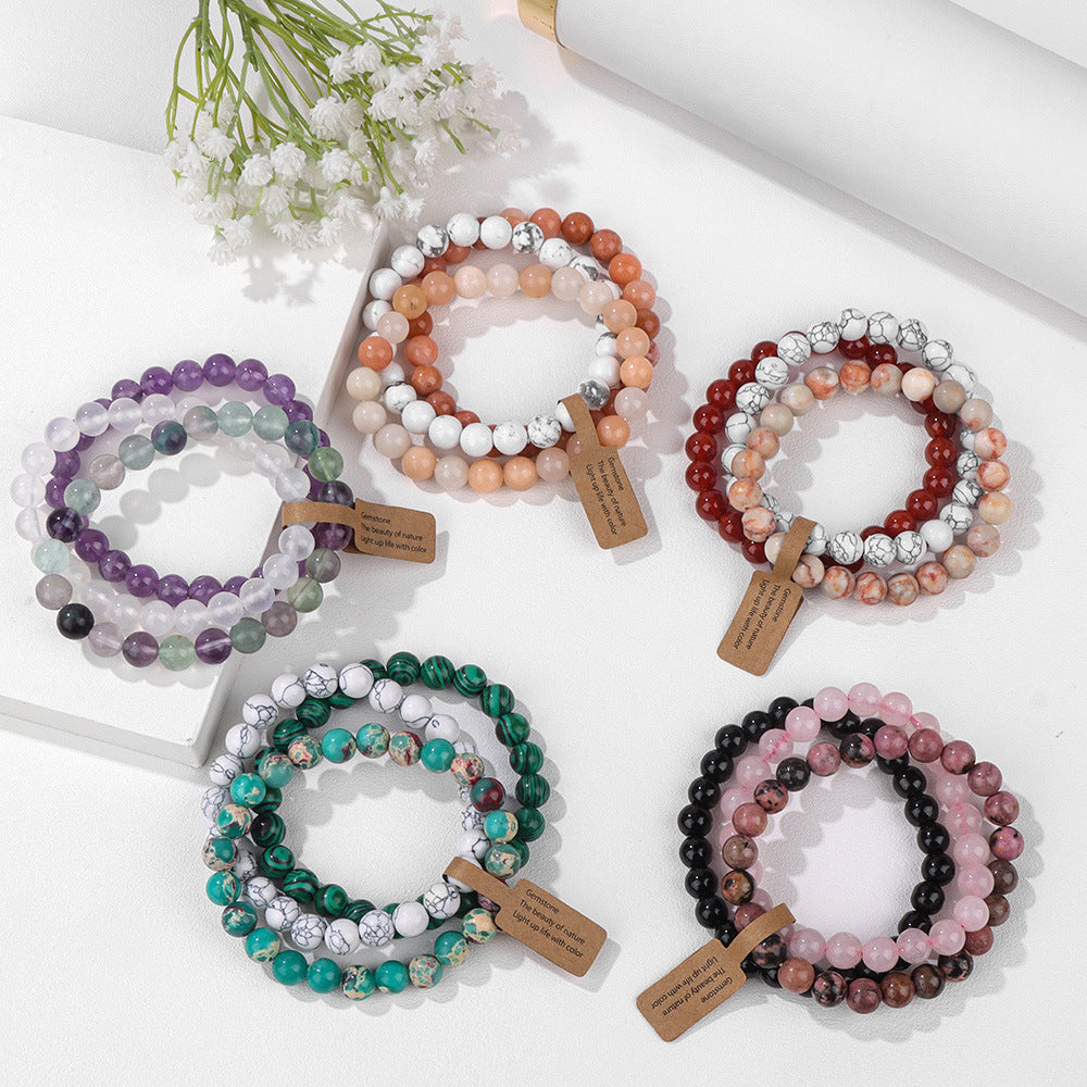 Casual Rainbow Fruit Shape Crystal Bracelet for Women