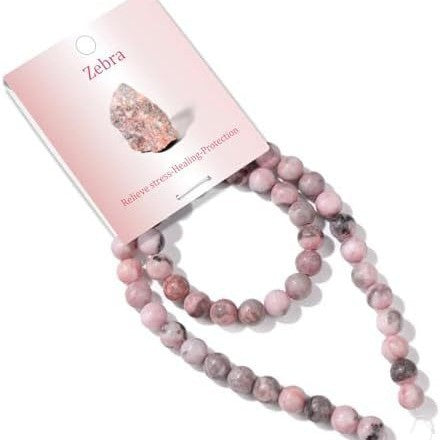 Natural Stone Crystal Agate Jade Round Beads for DIY Charm Bar Jewelry Making 8mm