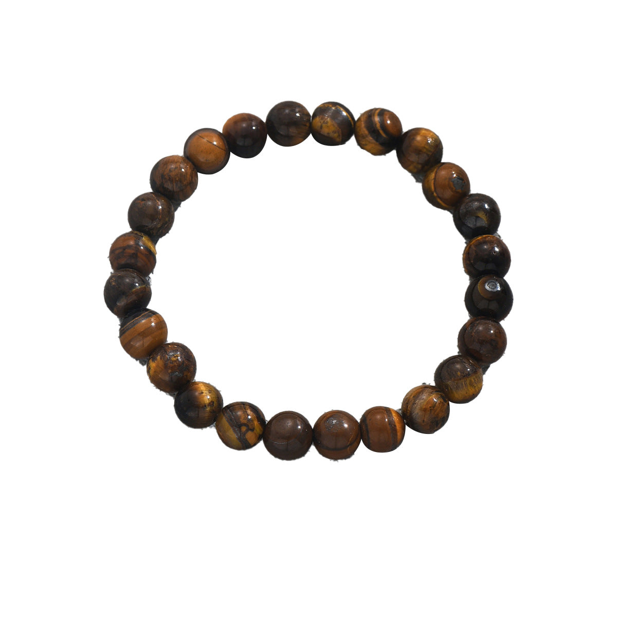 Retro Minimalist Geometric Braided Bracelet for Men and Women Handmade Natural Stone Beaded Wristband