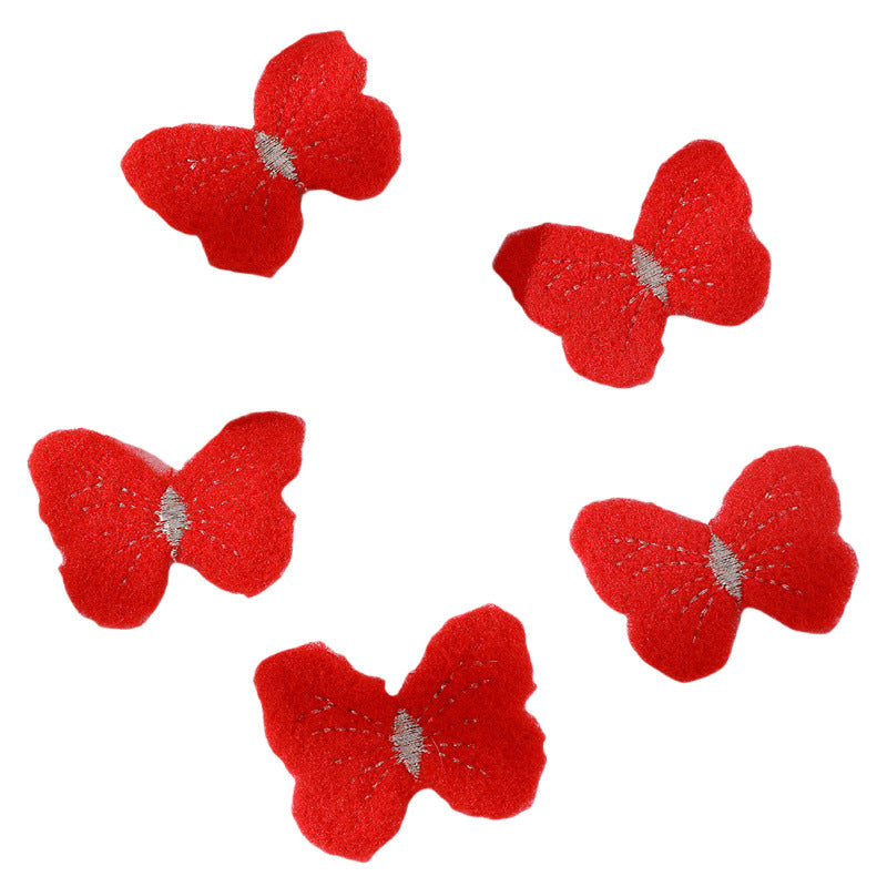 Morbida molletta per capelli a forma di ciliegia e carota per bambine con fiocco, accessorio per capelli in tessuto in stile naturale per bambini dai 3 ai 10 anni